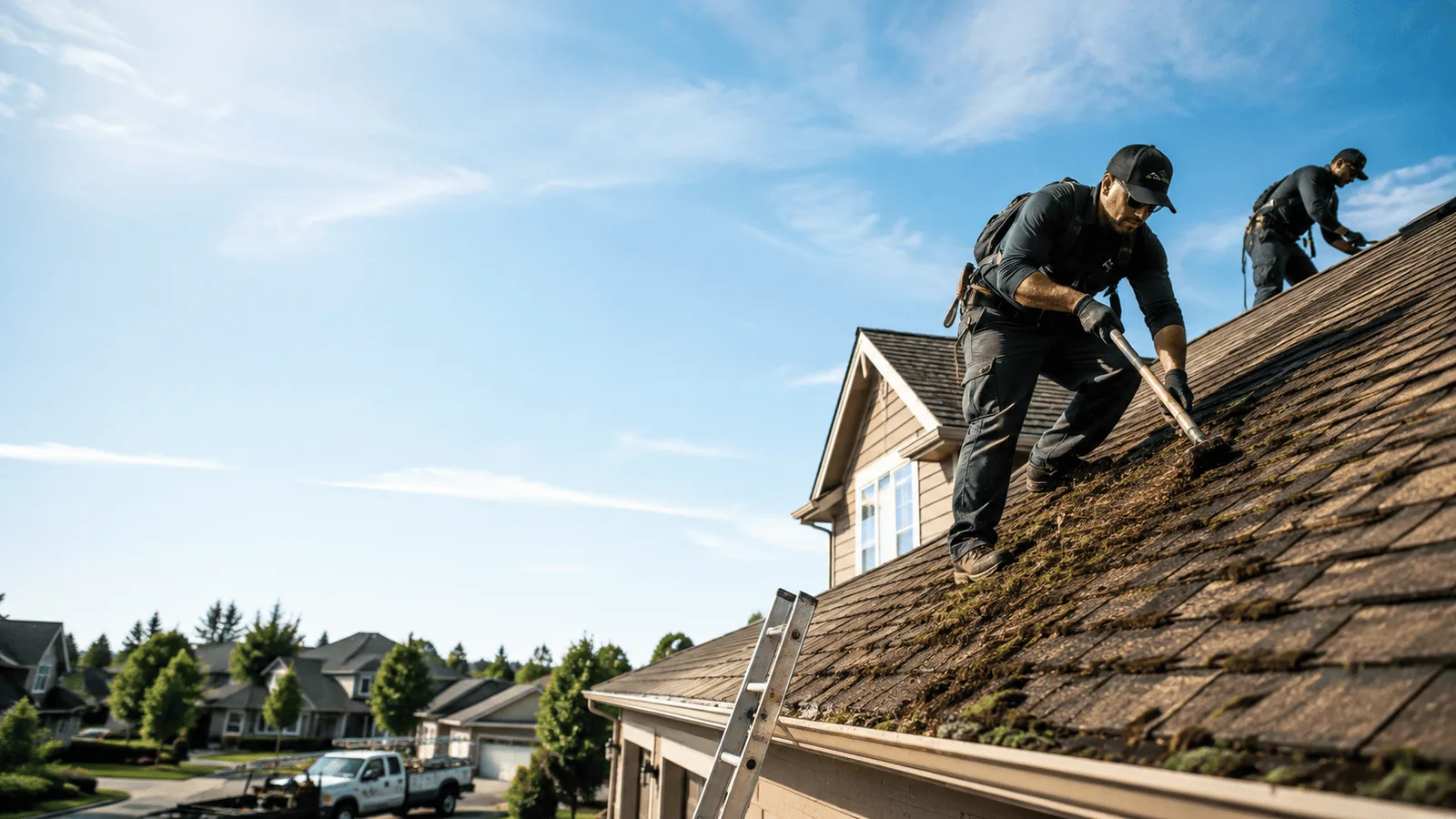 Roof Moss Removal in Sherman, NY near me